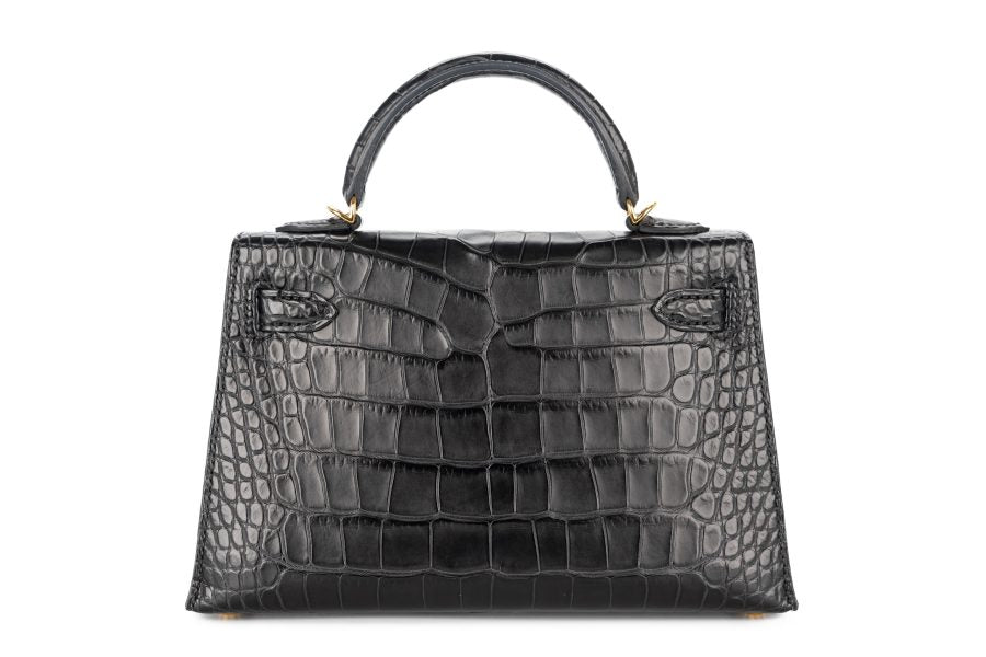 Genuine Leather Hermes Inspired Alligator bag