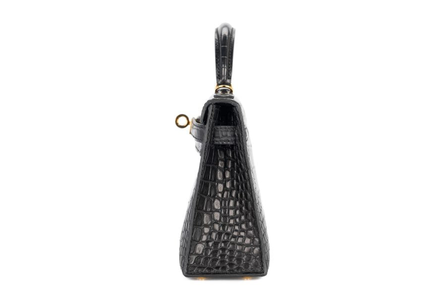 Genuine Leather Hermes Inspired Alligator bag