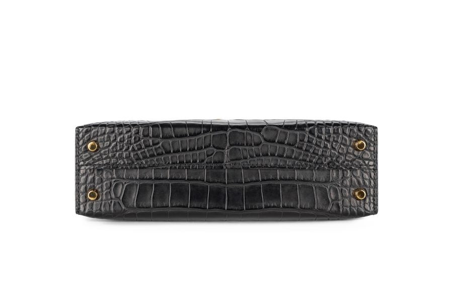 Genuine Leather Hermes Inspired Alligator bag