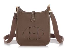 Genuine Togo Calf skin Hermes inspired cross body bag