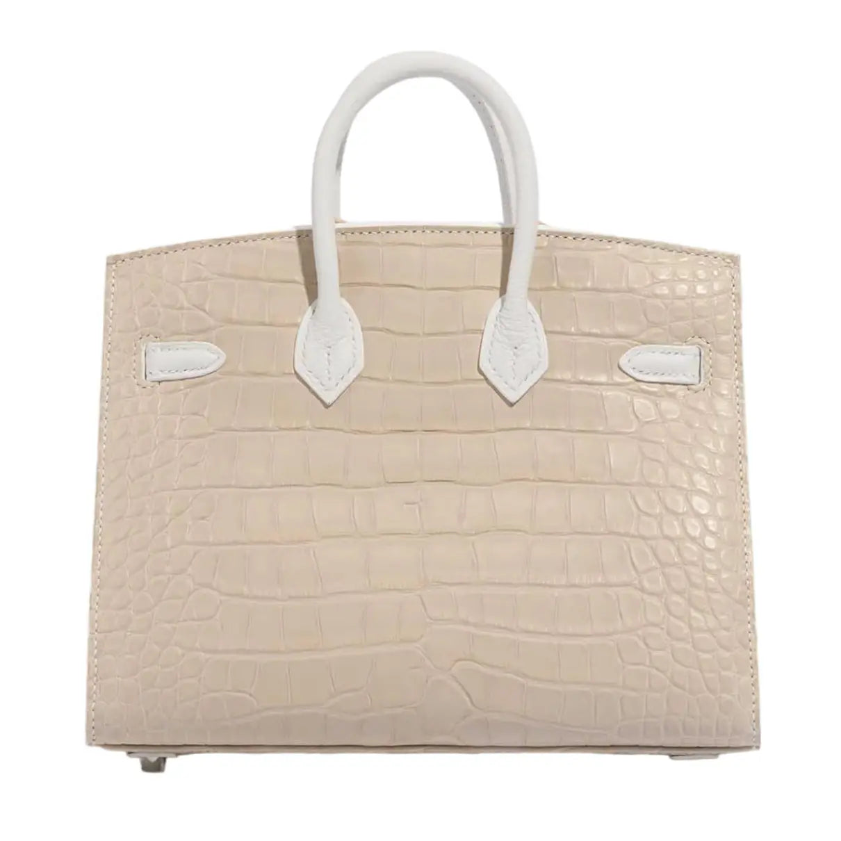 Genuine Leather Hermes Inspired Faubourg Sellier