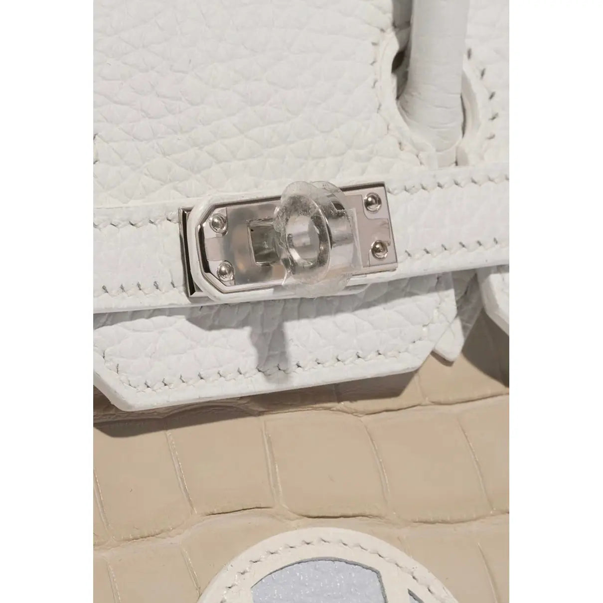 Genuine Leather Hermes Inspired Faubourg Sellier